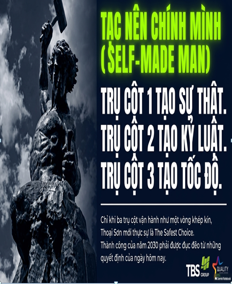 Poster Self-Made Man — ba trụ cột The Safest Choice
